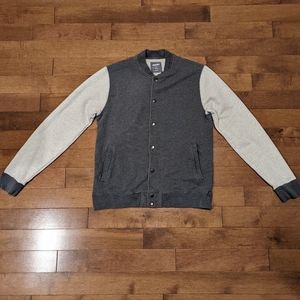 Bonobos Fleece Baseball Bomber Jacket - Size: Medium